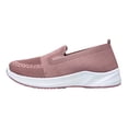 thumbnail image 2 of AUDeals Womens Orthopedic Slip On Walking Shoes Air Cushion Lightweight Soft Sole Arch Support Sneakers (Pink, 6.5), 2 of 8
