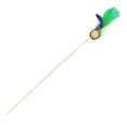 thumbnail image 1 of Cat Wand Toy Silvervine: Catnip Bell Fake Feather Cat Teaser Toy Kitten Play Toy, 1 of 6
