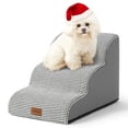 thumbnail image 1 of Escalera curva para mascotas Cozy Kiss para mascotas con funda a prueba de fugas, 3 niveles, 1 of 6