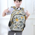 thumbnail image 6 of FORMRS Kids Backpack for School Unisex 17" Casual Bookbag Travel Daypack with Compartment Pockets, Blue Lemons Pattern, 6 of 7