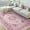 009-Pink, variant on Wondo 2x3 Entryway Area Rug, Washable Area Rug, Rugs for Bedroom, Kitchen Rugs, Vintage Boho Carpet, Soft Non-Slip, Low Pile Area Rug, Orange