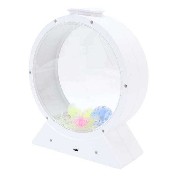 Lámpara De Medusas, Luz De Pescado De Gelatina De Fantasía LED, 7 Colores Decoraciones De Lámpara De Mesa De Medusas, Luz Redonda De Acuarios Nocturnos Para Decoración De La