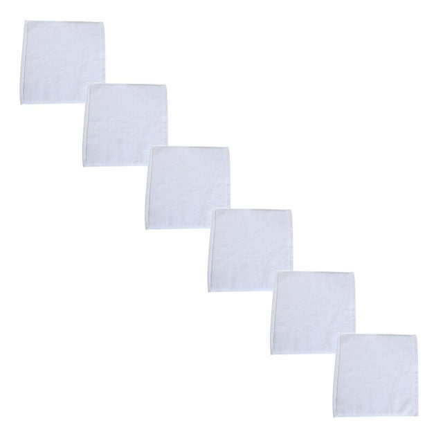 Apeya Cotton Towels-Thick Absorbent Soft Plain Style Square Shape,For Home Use And Portable Carry,10-Piece Solid Color Handkerchief