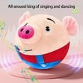 thumbnail image 4 of Plush Piggy Dog Toy Vibrating and Bouncing Interactive Entertainment Teasing for and Dogs, 4 of 8