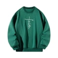 thumbnail image 2 of Sudadera de mujer, Tops sueltos, ropa deportiva suave con cuello redondo, ropa de otoño, sudadera de cuello redondo para exteriores, primavera y otoño XL, 2 of 10