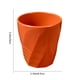 thumbnail image 3 of Vasos de plástico multiusos - 5 colores: negro, blanco, rosa, naranja, amarillo - vasos de grado alimentario de 9x8,5 cm con diseño de empuñadura torcida, 3 of 6
