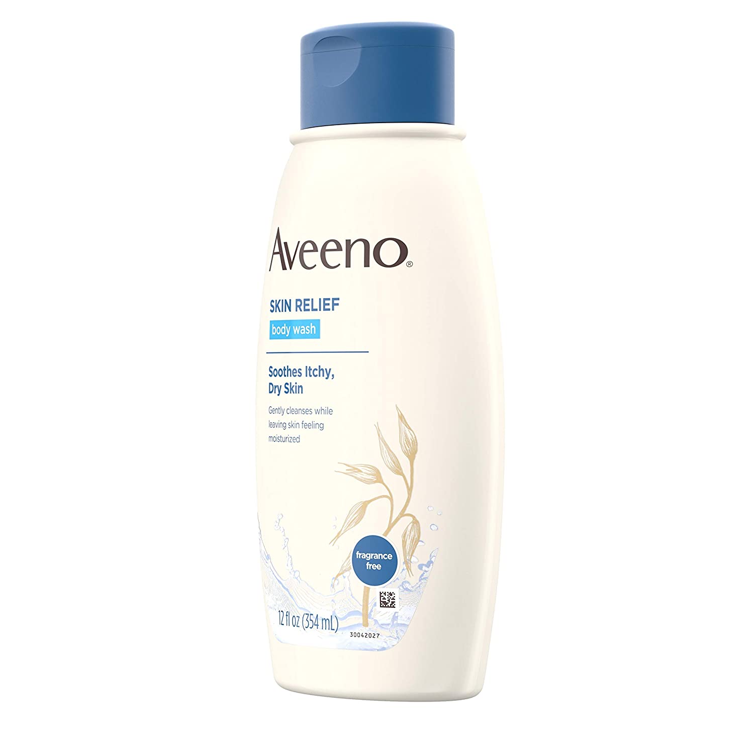 AVEENO Active Naturals Skin Relief Body Wash Fragrance Free, 12 oz (Pack of 3) - image 5 of 8