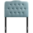 thumbnail image 2 of Modway Annabel Twin Diamond Tufted Performance Velvet Headboard, Blue, 2 of 5