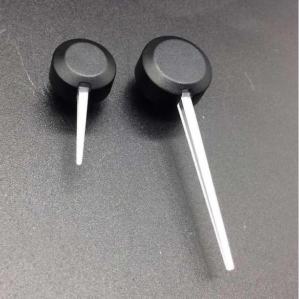 2pcs 21mm / 44mm White Plastic For Various Car, Motorcycle, Ship Instrument Pointer, Tachometer, Oil Gauge, Odometer Cluster