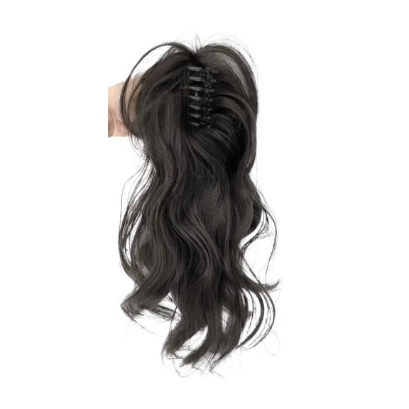 Highlight Curly Ponytail Hairpiece with Claw Clip Synthetic Hairpiece for Women