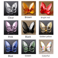 thumbnail image 2 of Adornos de mariposa de cristal, adornos de mariposa transparentes, decoración del hogar, artesanías de vidrio, 2 of 3