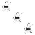 thumbnail image 3 of Decodeary Kit de Dispositifs de Vérification de Téléphone Appareil Photo Étanche 3 en 1 Ensemble d'Outils d'Inspectorat Accessoires Raccord d'Inspection 5.5mm * 1M 3Ensemble, 3 of 6