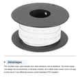 thumbnail image 3 of Fil Électrique 22AWG PVC 15m/49 Pieds Blanc, Bobine UL1007, 3 of 6