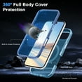 thumbnail image 6 of XNB for IPhone Air Phone Case with Built-in Screen Protector,for iPhone Air Magnetic Case Compatible with MagSafe, Clear Slim Shockproof Anti-Scratch Protective Cover for IPhone Air, 6 of 7