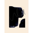 thumbnail image 2 of Hogan, Aoibhne 14x18 White Modern Wood Framed Museum Art Print Titled - Blobs of Black I , 2 of 4