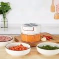 thumbnail image 3 of Ludlz Garlic Crusher Detachable Sharp Blade Stainless Steel Manual Meat Ginger Garlic Grinder Kitchen Supplies, 3 of 8