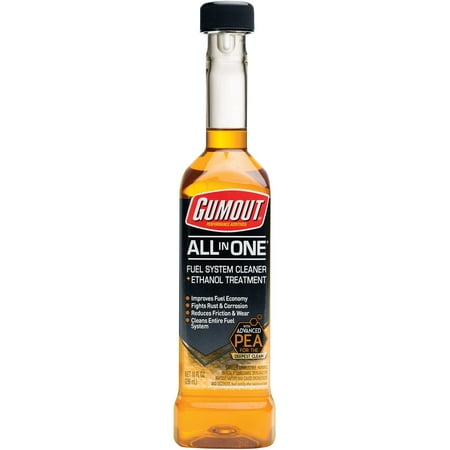 - Gumout ALL-IN-ONE COMPLETE FUEL SYSTEM CLEANER + ETHANOL TREATMENT -10oz - 510016W