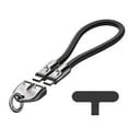 thumbnail image 2 of Phone Lanyard Charger Cable USB C Cable, PD240W USB C to USB C Cables, Phone Wrist Strap, Anti Theft Phone Strap, Wrist Lanyard for iPhone/Samsung/Android Phones(Black/0.98ft), 2 of 8