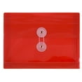 thumbnail image 5 of JAM Paper Plastic Envelopes, 5 1/2 x 7 1/2, Assorted, Button String, 6/Pack, 5 of 5
