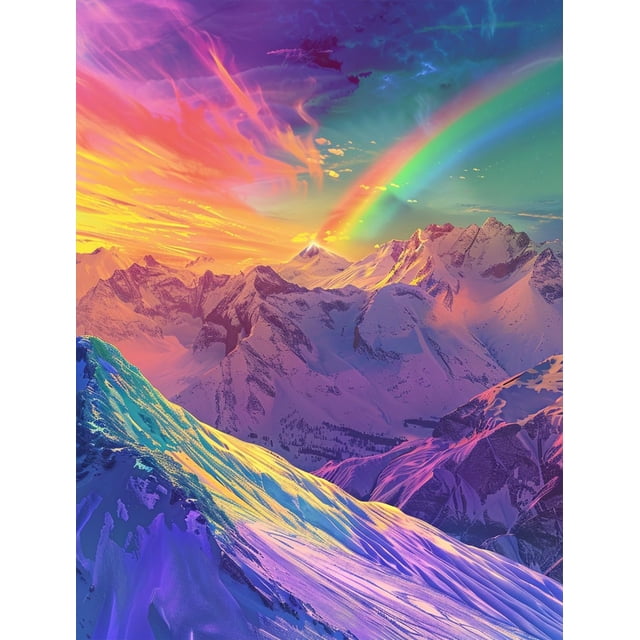 Mountain Sunrise 500 Pieces Puzzle for Adults Educational Intellectual Jigsaw Puzzle Scenery puzzles for adults Fun Game