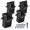 Black-1set, variant on 4 Deer Stand Brackets 4x4 Heavy Duty Blind
