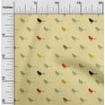 thumbnail image 1 of oneOone Cotton Poplin Fabric Artistic Bird Print Sewing Fabric BTY 56 Inch Wide, 1 of 4