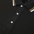 thumbnail image 6 of Wavsuf Mens Shirts Short Sleeve t Shirts Turndown Summer Black Shirts Size 3XL, 6 of 8