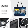 thumbnail image 3 of Honeii White Jellyfish Dansing in the Ocean for Tote Bag with Adjustable Strap,Beach Bag, Waterproof Sandproof Beach Tote Bag, Large Capacity Foldable Beach Bags, 3 of 7