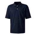 thumbnail image 6 of Polo Shirts for Men Short Sleeve Collared Golf Shirt Work Performance Athletic Polos with Pocket Navy XL, 6 of 7