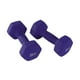 thumbnail image 3 of Mancuernas de Ejercicio Colamx 2 Piezas Violeta, 3 of 8