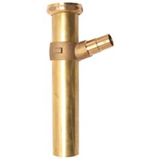 DURAPRO HIWAY DISHWASHER TAILPIECE, ROUGH BRASS, 11/2X8"