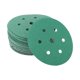 thumbnail image 1 of Ofertas Únicas 50 Pcs Discos de Lijado para Automóviles y Madera, Lijado Suave con Gancho y Bucle para Trabajos en Madera, Acabado Automotriz 5.91" 7 Agujeros 80 Grano Verde Alúmina de Circonio, 1 of 1