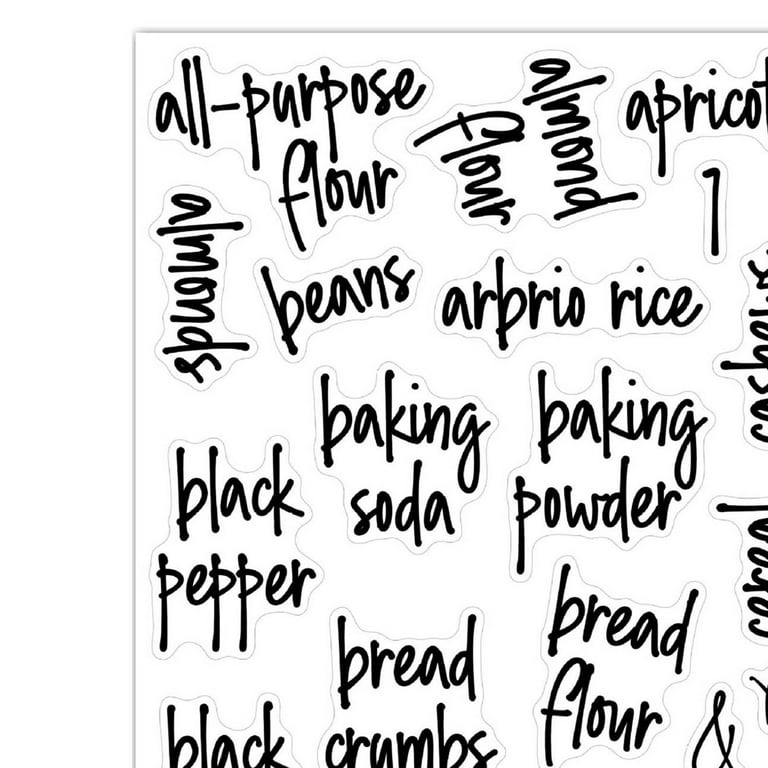 Talented Kitchen 141 Laundry Labels for Jars, Containers - Preprinted White  Script Stickers for Linen Closet, Bathroom, Cleaning Supplies Organization