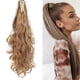 thumbnail image 3 of Ponytail Hair Extensions Clip in Claw Synthetic Hair Wig Heat-Resistant Short-Wavy Hairpiece for Woen, 3 of 5