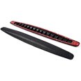 thumbnail image 2 of Universal Car Front Rear Corner Bumper Guard Protector Carbon Fiber Anti-collision Strip Sticker Anti-rub Edge (Black), 2 of 6