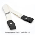 thumbnail image 4 of Sonducket Cinturón sin hebilla Suministros de armario para niños Niñas a cuadros morados y negros Cinturones blanco Sonducket AP008680-18, 4 of 5