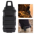 thumbnail image 3 of Greeniant Soporte de clip de dual, bolsa de chaleco, clip de plástico ABS, accesorio de herramienta de al aire libre de goma elástica alta, negro Greeniant OD000125-03B, 3 of 6