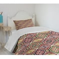 thumbnail image 4 of Ambesonne Japanese Quilted Bedspread Set 2 Pcs, Antique Motifs, Twin Size, Multicolor, 4 of 6