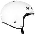 thumbnail image 2 of S1 Retro Lifer Helmet - White Gloss w/ Checkers, 2 of 4