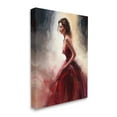 thumbnail image 2 of Stupell Industries Elegant Woman Red Dress Beauty & Fashion Painting Gallery Wrapped Canvas Print Wall Art, 2 of 5