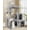 Light Grey, variant on Cat Tower for Indoor Adult Cats, 50-inch Heavy Duty Cat Tree House for Big Cats with Extra-Large Padded Platform, Sisal Scratching Board, 2 Large Condos, F50, Dark Grey