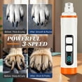 thumbnail image 2 of Upgraded Quiet Dog Nail Grinder with LED Light | Professional 3-Speed Electric Rechargeable Grinder and Clipper, Painless & Safe Grooming for Small, Medium, Large Dogs & Cats, with Grinding Wheel Kit, 2 of 16
