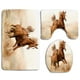 thumbnail image 1 of ABPHQTO Caballo corriendo Juego de alfombras de baño de 3 piezas Alfombra de baño Alfombra de contorno y tapa de inodoro ABPHQTO Cont-CHAPPLE-30091, 1 of 2