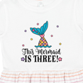 thumbnail image 4 of Inktastic 3rd Birthday Mermaid Tail Girls Party Girls Toddler Dress, 4 of 5