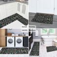 thumbnail image 5 of Pioneer Flower Floral Print Pattern Kitchen Rugs Sets Of 2,Anti Fatigue Kitchen Mat Rugs Non Slip Washable,Decorative Kitchen Floor Mats for Kitchen,Sink,Laundry,17"x30"+17"x47", 5 of 7