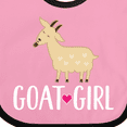 thumbnail image 4 of Inktastic Goat Girl Farm Animal Girls Baby Bib, 4 of 4
