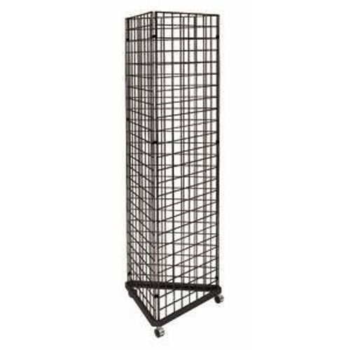 Black 3Sided Gridwall Rack