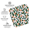 thumbnail image 3 of Honeii Cactuses print Leather Coaster Set of 4, ideal for safeguarding your furniture from drinks spills and effortless cleanup-Square, 3 of 6