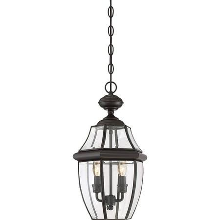 Quoizel NY1178Z Newbury 2-Light Outdoor Lantern, Medici Bronze
