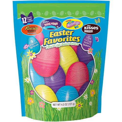 Hershey Easter Chocolate Filled Plastic Egg Candy Assortment 4 3 Oz Walmart Com Walmart Com